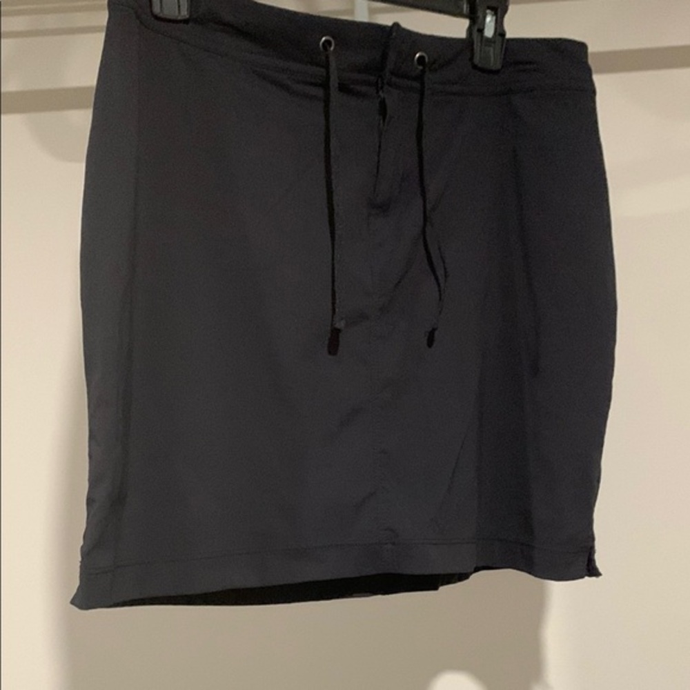 Columbia Black Athletic Skirt with Drawstring Waist